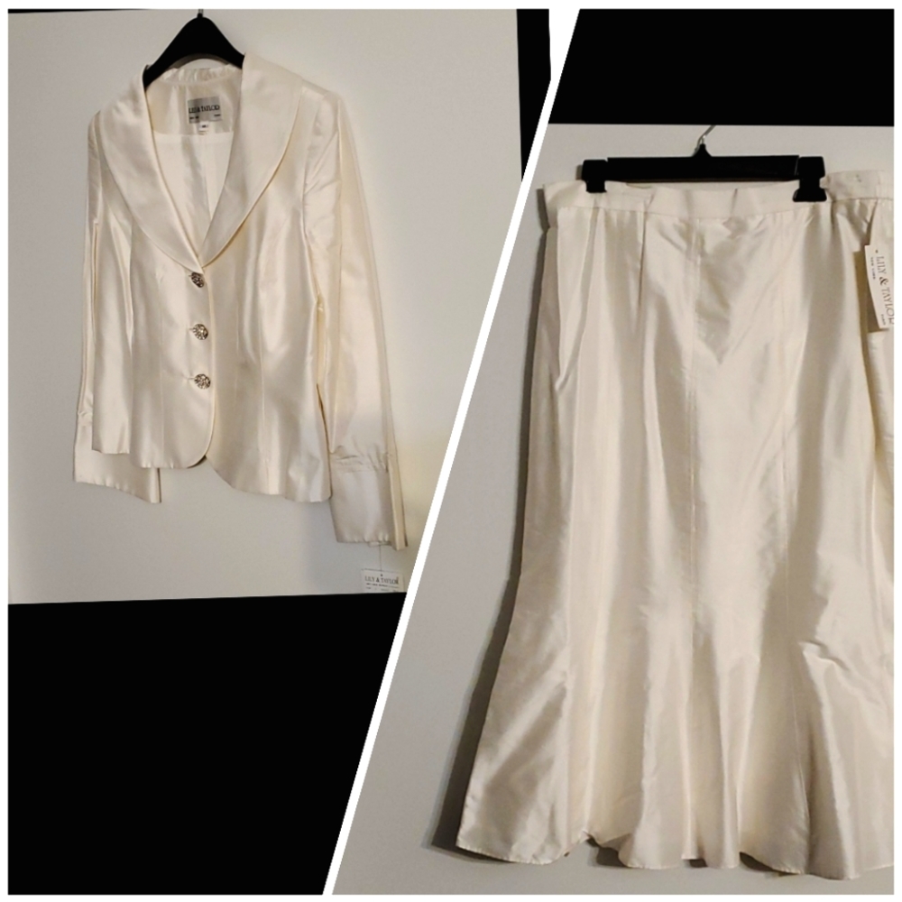 NEW LILY & TAYLOR Formal Set 100% silk
